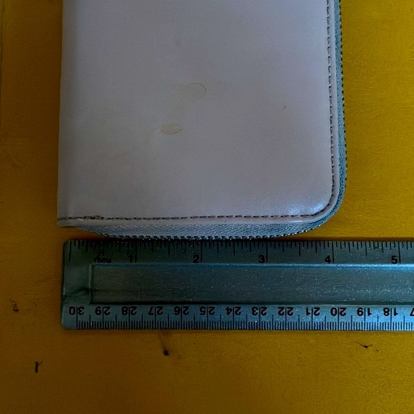 French Connection Zippered Rose Gold Wallet - Picture 5 of 9